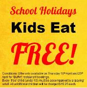 School Holidays - Kids Eat Free